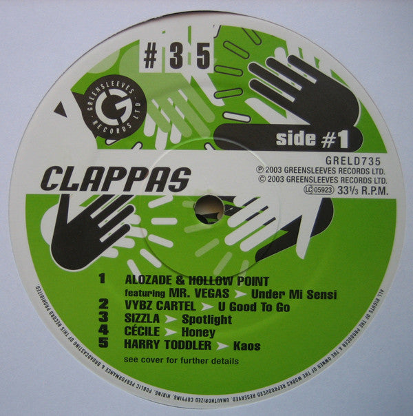 Various : Clappas (2xLP, Comp)