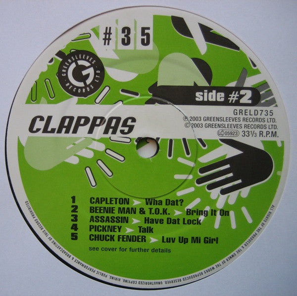 Various : Clappas (2xLP, Comp)