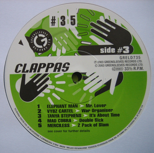 Various : Clappas (2xLP, Comp)