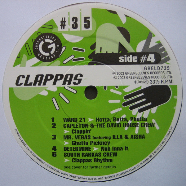 Various : Clappas (2xLP, Comp)