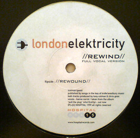 London Elektricity : Rewind / Rewound (12")