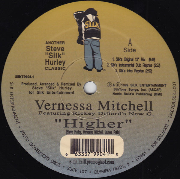 Vernessa Mitchell Featuring Ricky Dillard's New Generation Chorale : Higher (12")