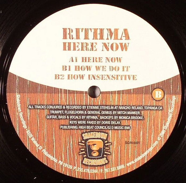 Rithma : Here Now (12")