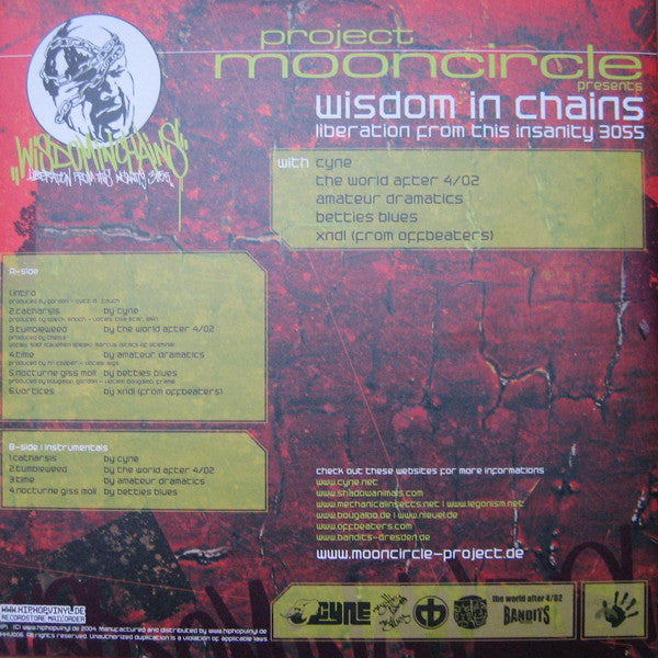 Various : Project Mooncircle: Wisdom In Chains (Liberation From This Insanity 3055) (12", EP, Comp, Ltd)