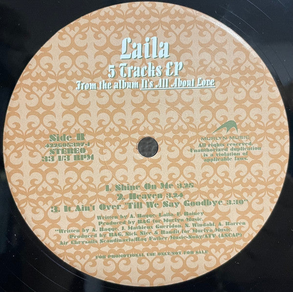 Laila Bagge : 5 Tracks EP (12", EP, Promo)