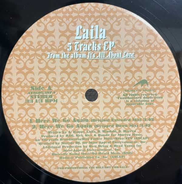 Laila Bagge : 5 Tracks EP (12", EP, Promo)
