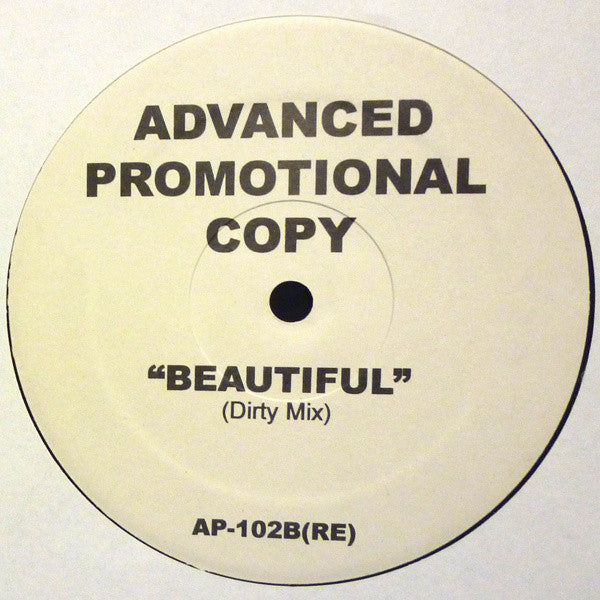 Jay-Z : Rockstar / Beautiful (12", Unofficial)