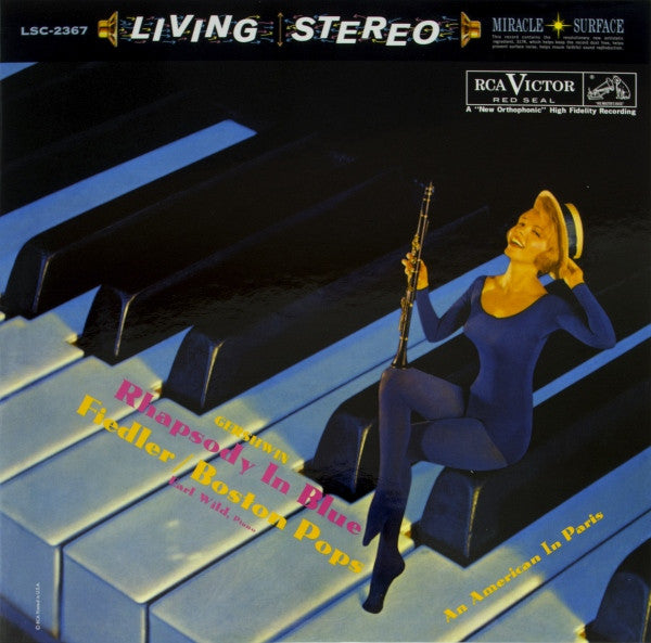 George Gershwin / The Boston Pops Orchestra, Arthur Fiedler, Earl Wild : Rhapsody In Blue / An American In Paris (LP, Ltd, RE, RM, 200)