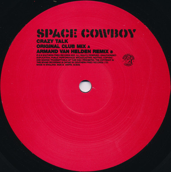 Space Cowboy : Crazy Talk (12")