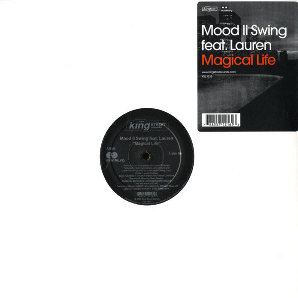 Mood II Swing Feat. Lauren Chaplain : Magical Life (12")