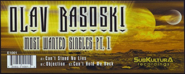 Olav Basoski : Most Wanted Singles Pt. 1 (12")