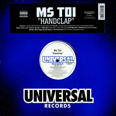 Ms. Toi : Handclap (12")