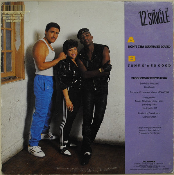 Mixmasters : Don't Cha Wanna Be Loved (12", Single)