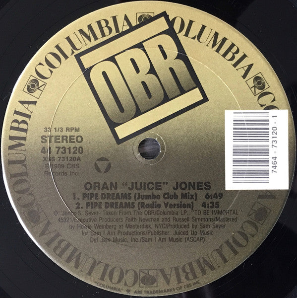 Oran 'Juice' Jones : Pipe Dreams (12")