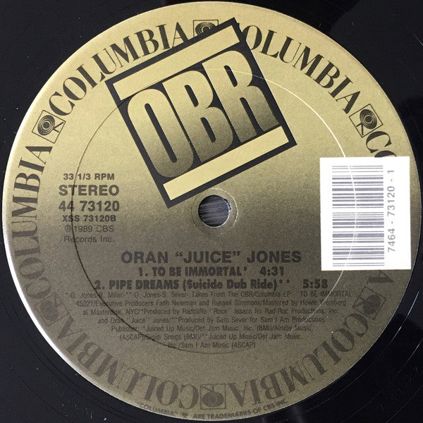 Oran 'Juice' Jones : Pipe Dreams (12")
