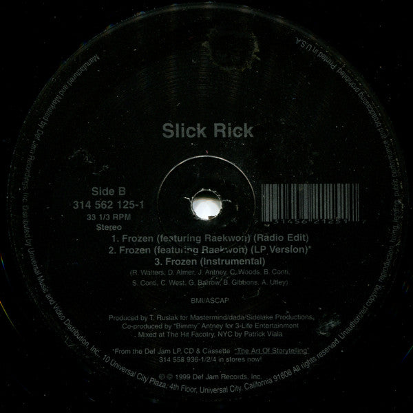 Slick Rick : We Turn It On (12")