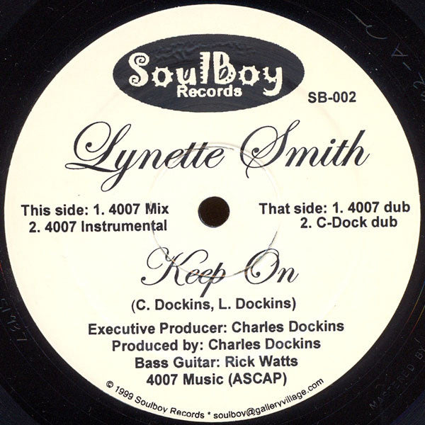 Lynette Smith : Keep On (12")