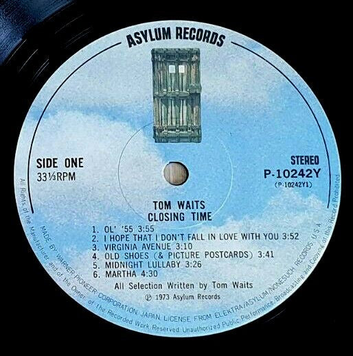 Tom Waits : Closing Time (LP, Album)