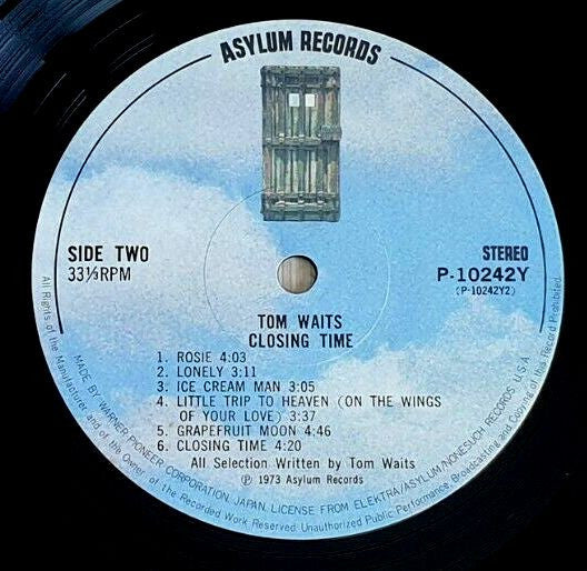 Tom Waits : Closing Time (LP, Album)