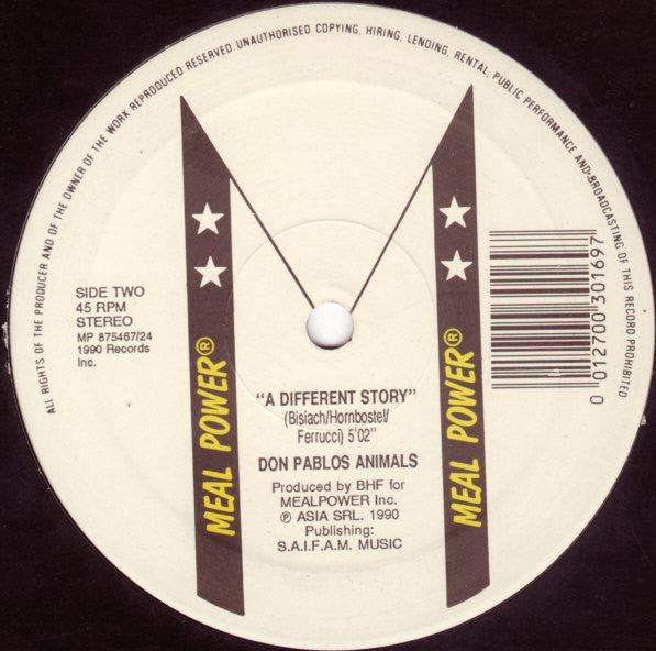 Don Pablo's Animals : Long Train Rappin / A Different Story (12")