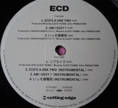 ECD : ECD's A One Two (12")