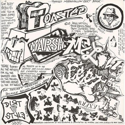 Darth Fader & Scarecrow Willy : Toasted Marshmallow Feet Braxe (LP, Yel)