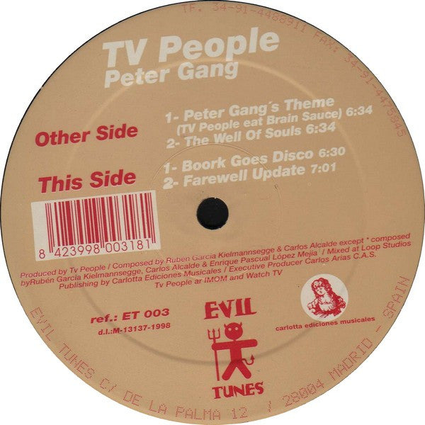 TV People : Peter Gang (12")