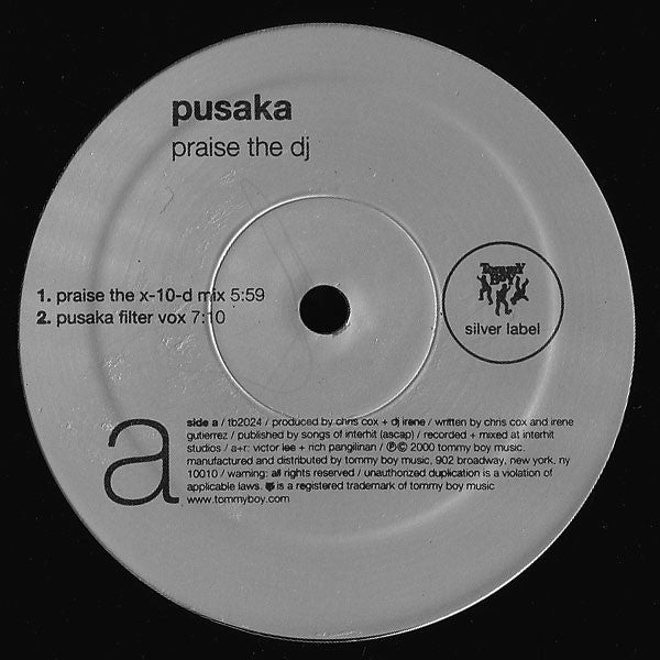 Pusaka : Praise The DJ (12")
