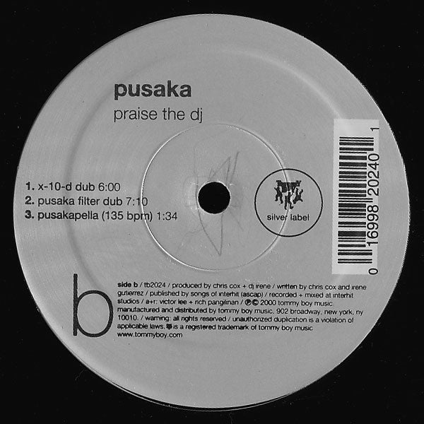 Pusaka : Praise The DJ (12")