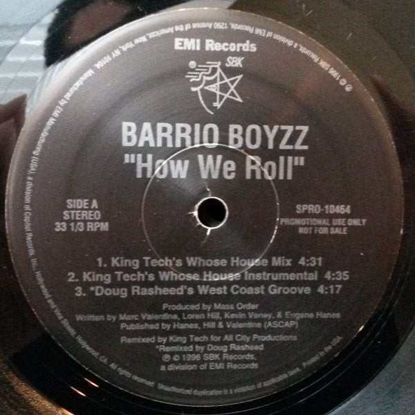 Barrio Boyzz : How We Roll (Remixes) (12", Promo)