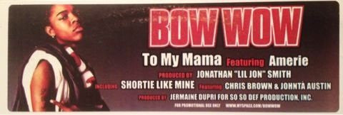Bow Wow : To My Mama / Shortie Like Mine (12", Promo)