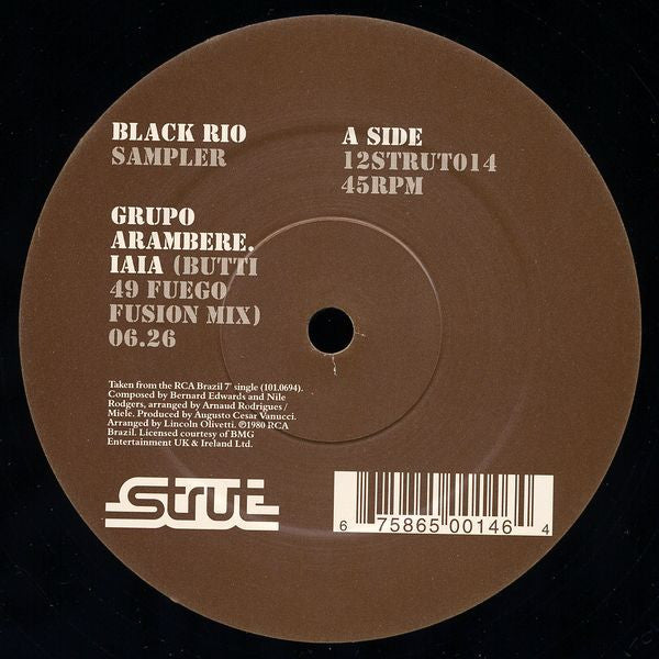 Various : Black Rio Sampler EP (12", EP)
