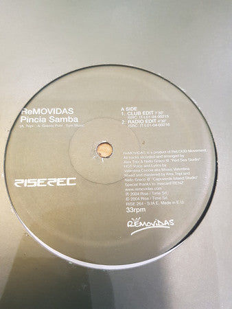 Removidas : Pincia Samba (12")