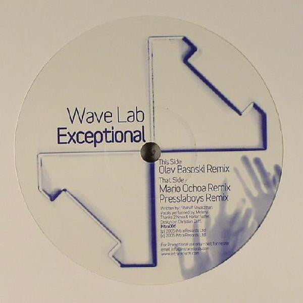 Wave Lab : Exceptional (12", Maxi, Promo)