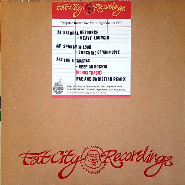 Various : Mystic Brew - The Main Ingredients EP Pt. 1 (12", EP)