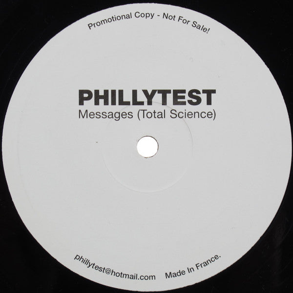 Critical Point : Messages (Total Science Remix) (12", Promo, Unofficial)