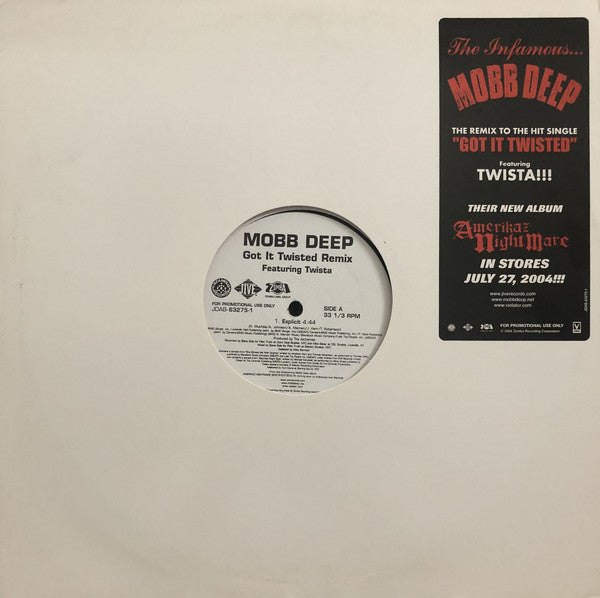 Mobb Deep Featuring Twista : Got It Twisted Remix (12", Single, Promo)
