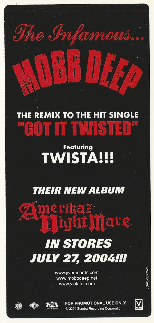 Mobb Deep Featuring Twista : Got It Twisted Remix (12", Single, Promo)