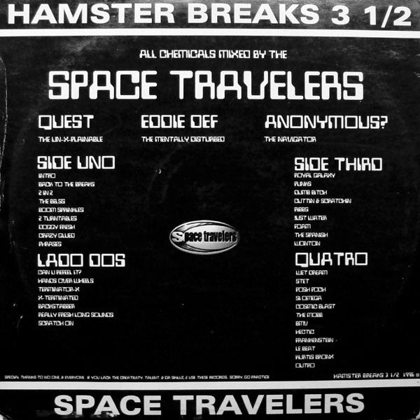 Space Travelers : Hamster Breaks Vol. 3 1/2 (2xLP)