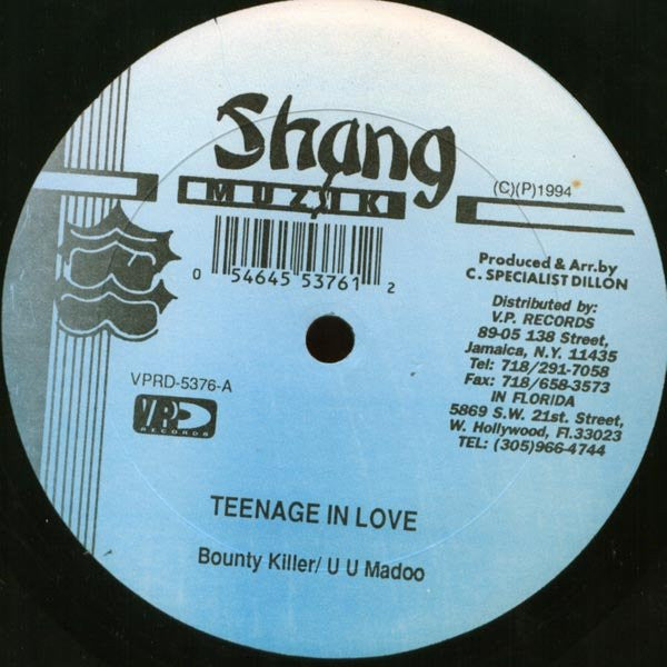 Bounty Killer & U.U. Madoo / Gold Mine : Teenager In Love / I Can't Let Go (12")