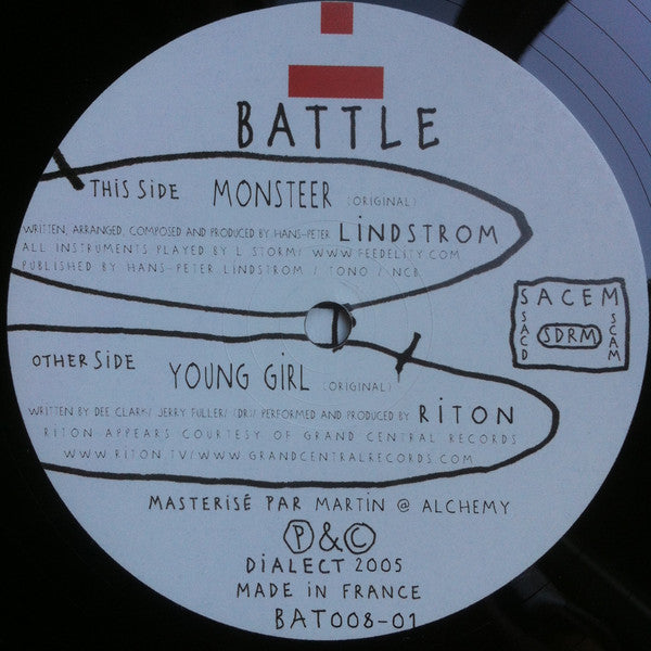 Lindstrøm Vs. Riton : Monsteer / Young Girl (12")