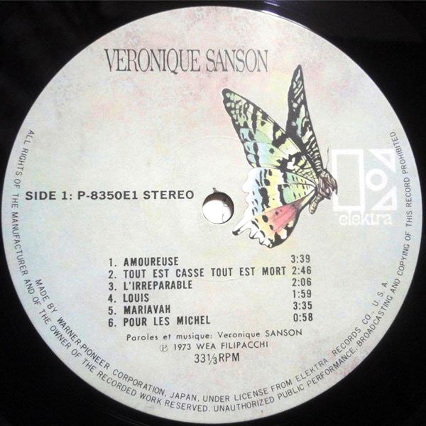 Véronique Sanson : Veronique Sanson (LP, Album)