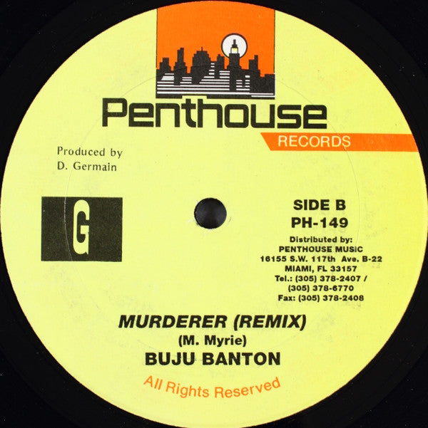Buju Banton : Murderer (12")
