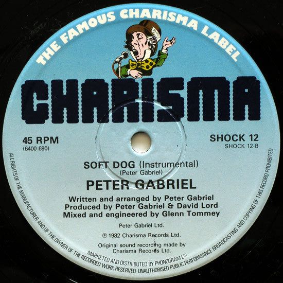 Peter Gabriel : Shock The Monkey (12", Single)