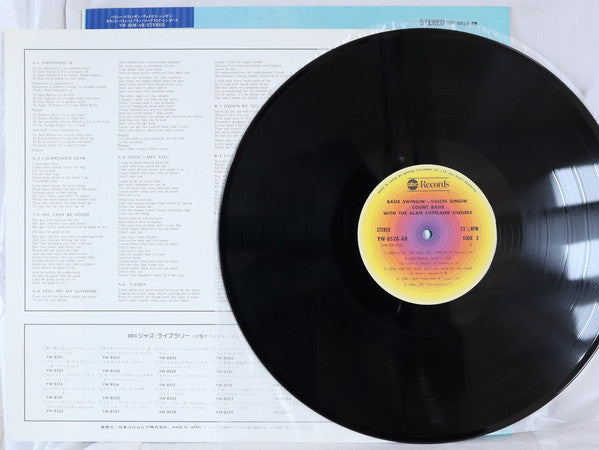 Count Basie With The Alan Copeland Singers : Basie Swingin' Voices Singin' (LP, Album, RE)
