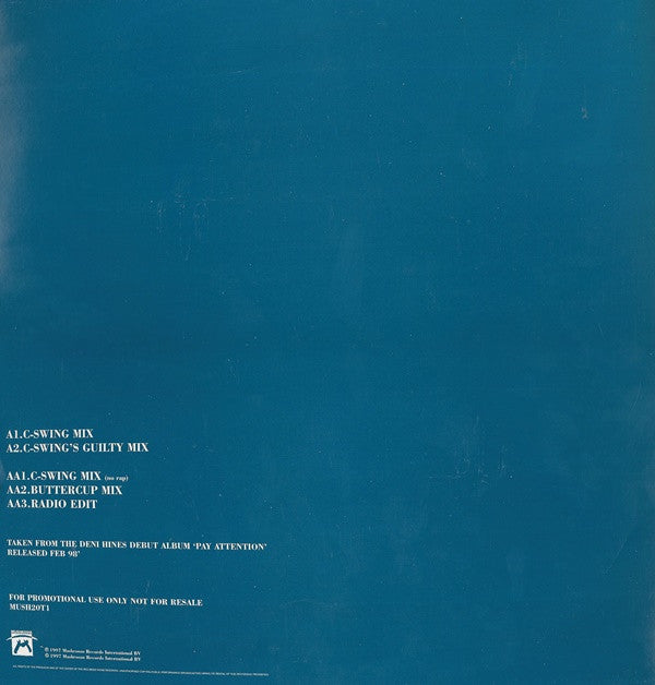 Deni Hines Featuring DON-E : Delicious (C-Swing Mixes) (12", Promo)