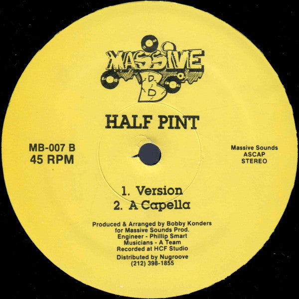 Half Pint (3) : Winner Takes All (12")