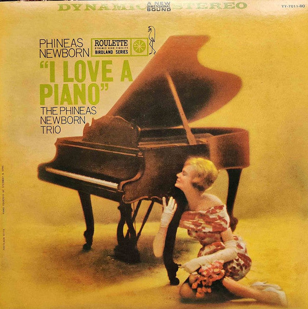 Phineas Newborn Trio : I Love A Piano (LP, Album, Ltd, RE)