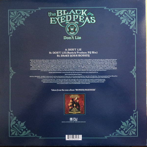 Black Eyed Peas : Don't Lie (12")