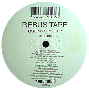 Rebus Tape : Coding Style EP (12", EP)